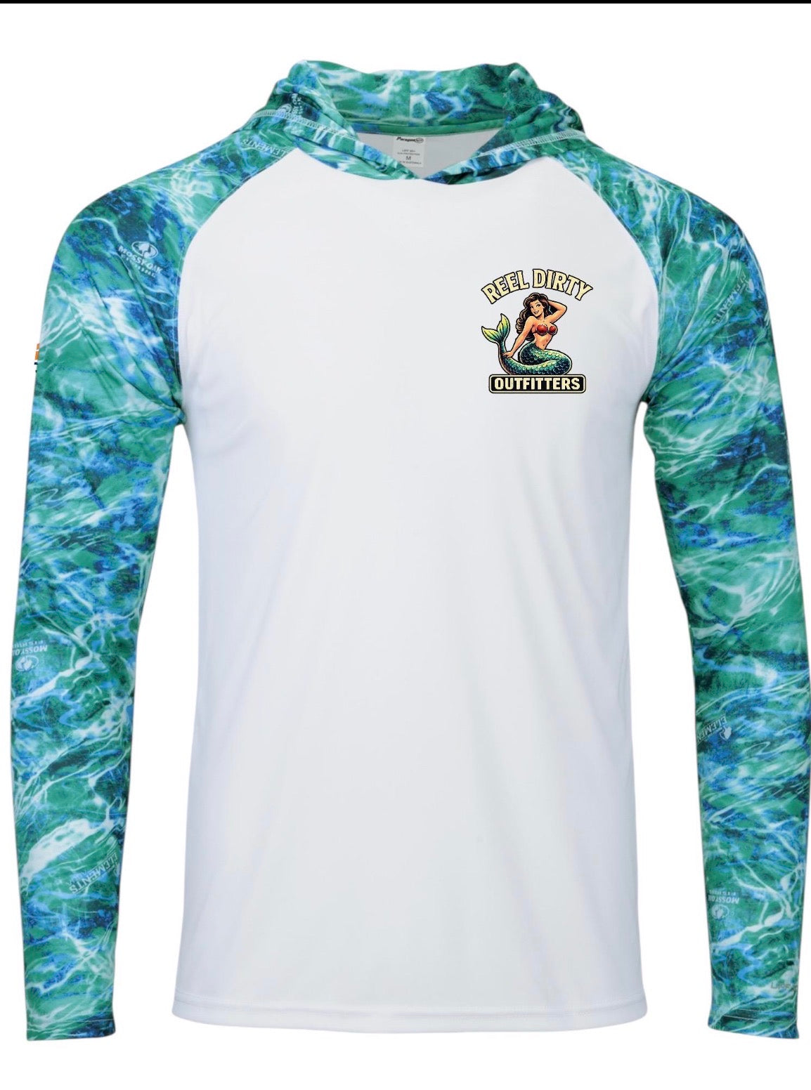 Reel Dirty Mermaid™ UPF Performance Hooded Long Sleeve