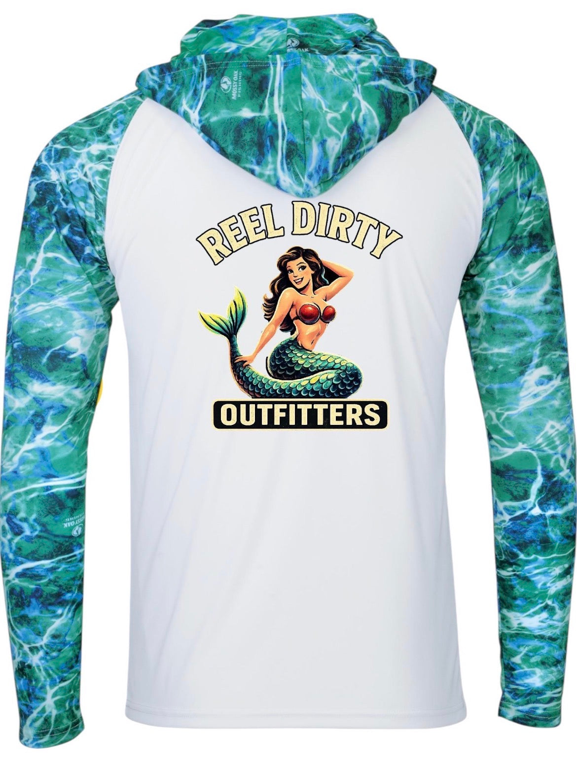 Reel Dirty Mermaid™ UPF Performance Hooded Long Sleeve
