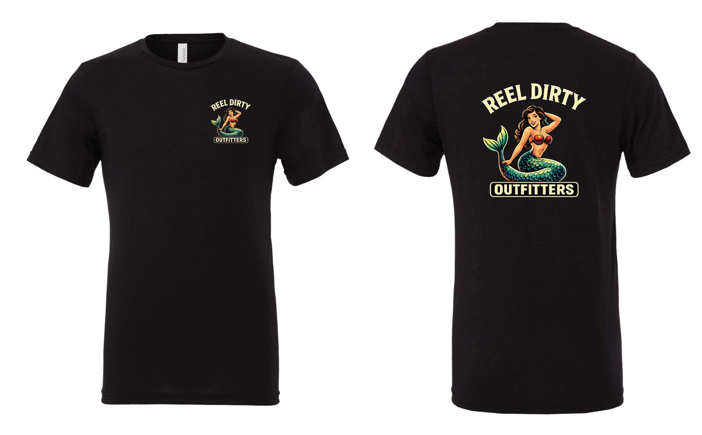 Reel Dirty Outfitters™ Mermaid short sleeve print
